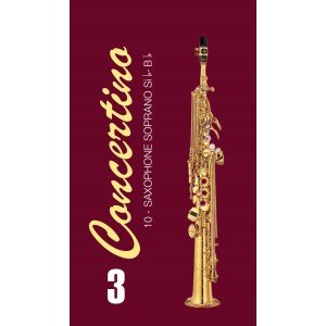 FR22SO05 Concertino Трости для саксофона сопрано No 3 (10шт), FedotovReeds FR22SO05 Concertino Трости для саксофона сопрано No 3 (10шт), FedotovReeds