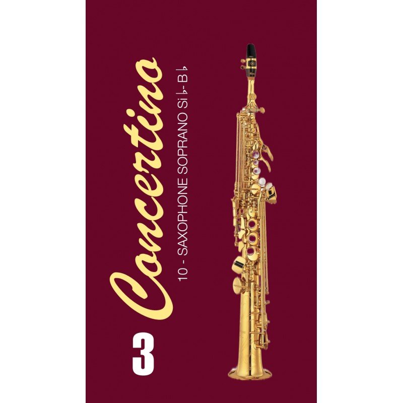 FR22SO05 Concertino Трости для саксофона сопрано No 3 (10шт), FedotovReeds FR22SO05 Concertino Трости для саксофона сопрано No 3 (10шт), FedotovReeds
