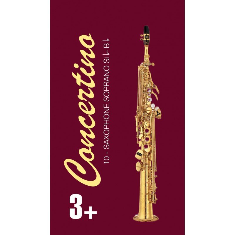 FR22SO06 Concertino Трости для саксофона сопрано No 3+ (10шт), FedotovReeds FR22SO06 Concertino Трости для саксофона сопрано No 3+ (10шт), FedotovReeds