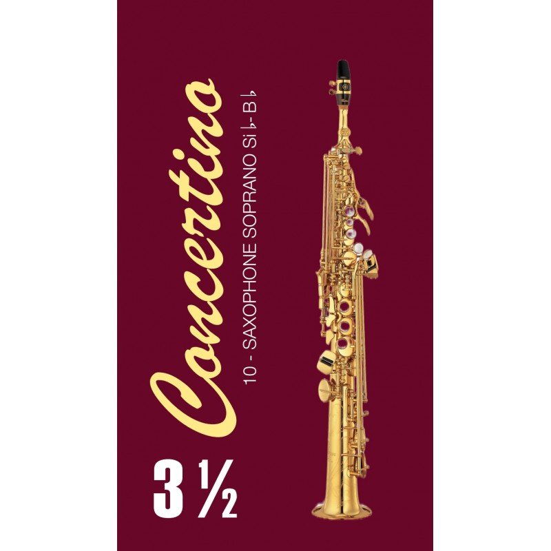 FR22SO07 Concertino Трости для саксофона сопрано No 3,5 (10шт), FedotovReeds FR22SO07 Concertino Трости для саксофона сопрано No 3,5 (10шт), FedotovReeds