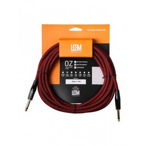 FRS-5(RD/BK) Кабель инструментальный, красный/черный, 5м, Leem