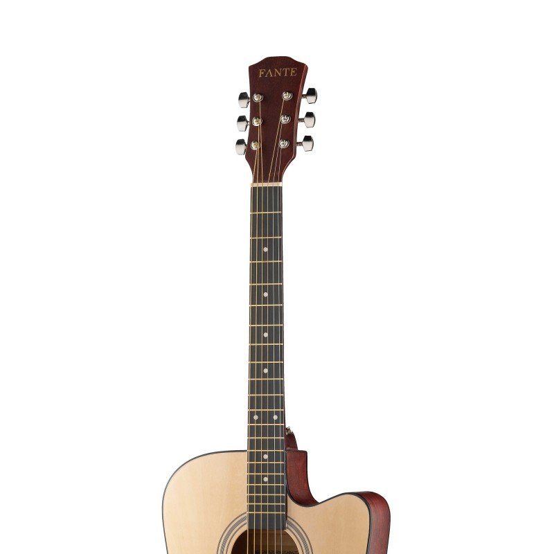 FT-221-N Акустическая гитара, с вырезом 41", цвет натуральный, Fante FT-221-N Акустическая гитара, с вырезом 41", цвет натуральный, Fante