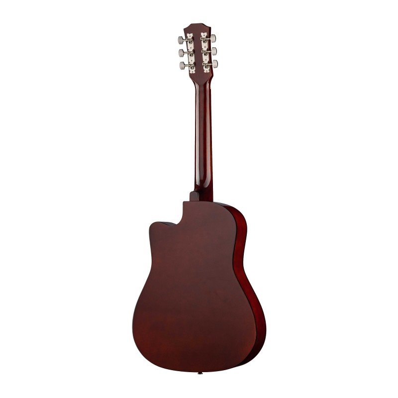 FT-D38-N Акустическая гитара, с вырезом, цвет натуральный, Fante