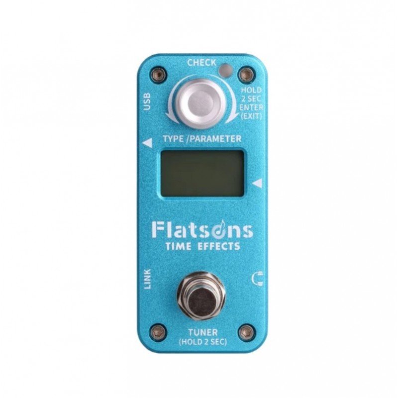 FTE2 Time Effect blue Педаль эффектов, Flatsons FTE2 Time Effect blue Педаль эффектов, Flatsons