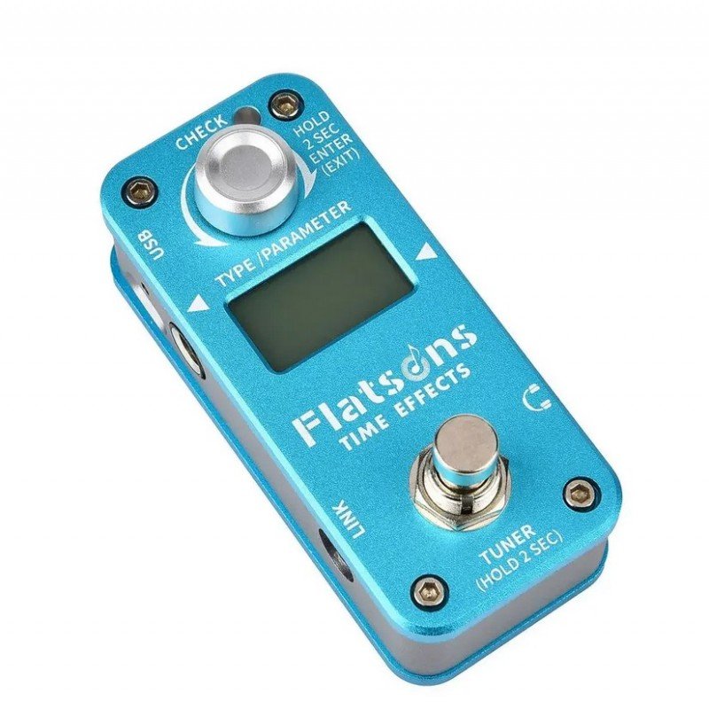 FTE2 Time Effect blue Педаль эффектов, Flatsons FTE2 Time Effect blue Педаль эффектов, Flatsons