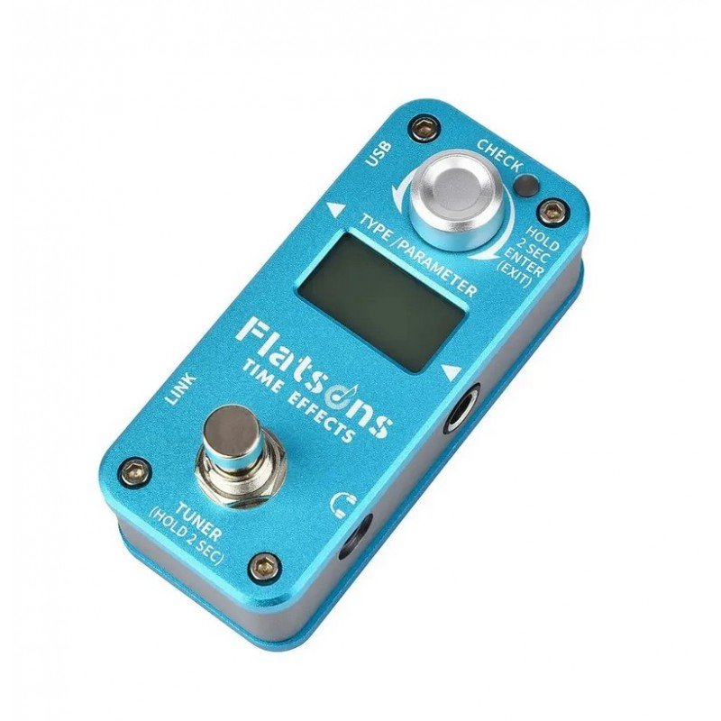 FTE2 Time Effect blue Педаль эффектов, Flatsons FTE2 Time Effect blue Педаль эффектов, Flatsons