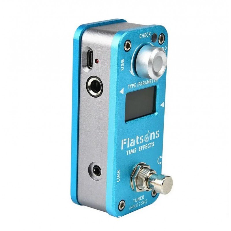 FTE2 Time Effect blue Педаль эффектов, Flatsons FTE2 Time Effect blue Педаль эффектов, Flatsons