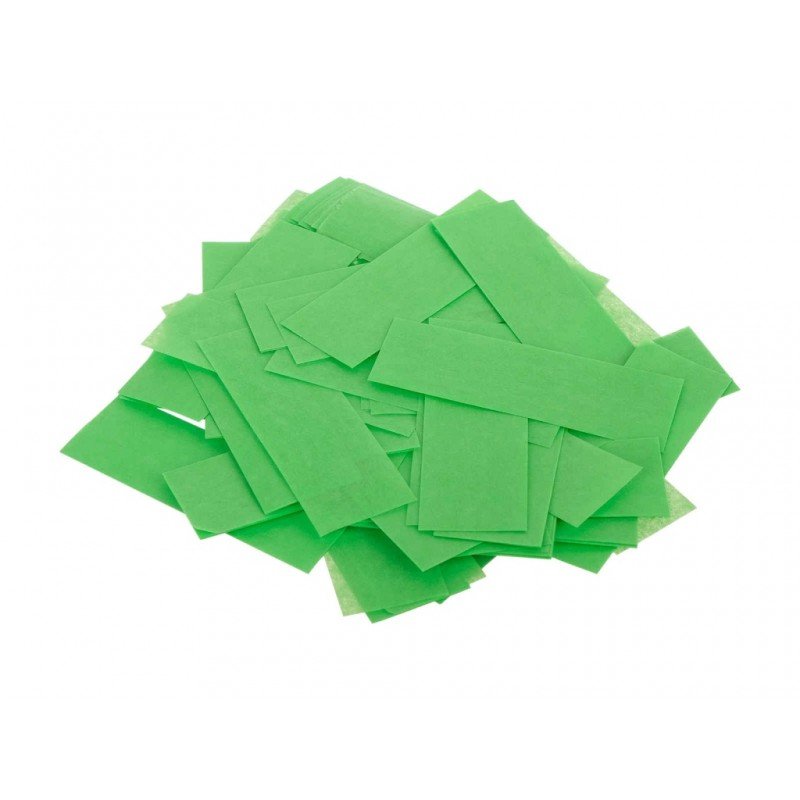 FTPCLG Конфетти из специализированной бумаги (тишью) 17х55мм, светло-зелёный, упаковка 1 кг, LFocus