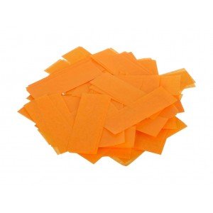 FTPCO Конфетти из специализированной бумаги (тишью) 17х55мм, оранжевый, упаковка 1 кг, LFocus