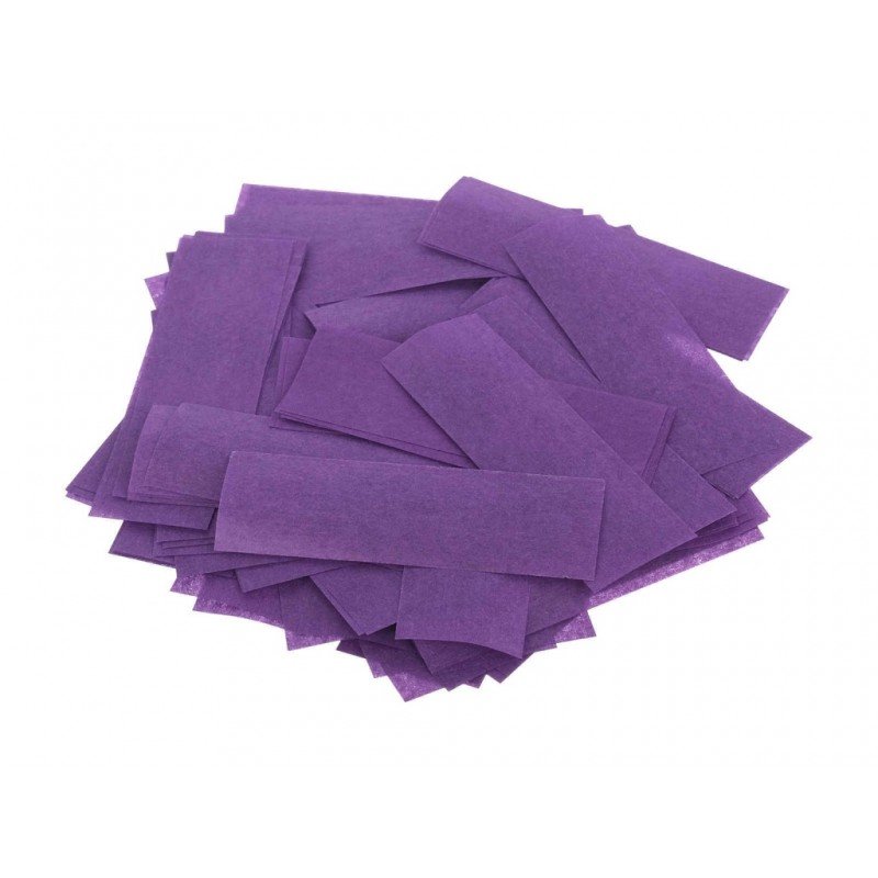 FTPCPUR Конфетти из специализированной бумаги (тишью) 17х55мм, фиолетовый, упаковка 1 кг, LFocus