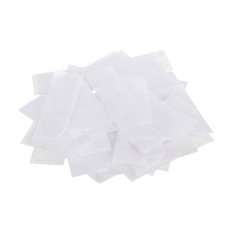 FTPCW Конфетти из специализированной бумаги (тишью) 17х55мм, белый, упаковка 1 кг, LFocus