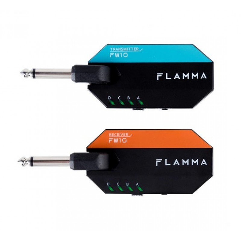 FW10 Беспроводной передатчик и приемник для гитары, Flamma