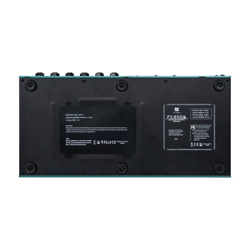 FX200B Процессор эффектов, портативный, зеленый, Flamma