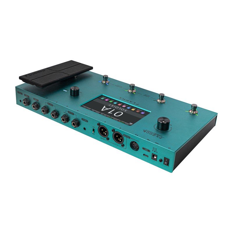 FX200B Процессор эффектов, портативный, зеленый, Flamma