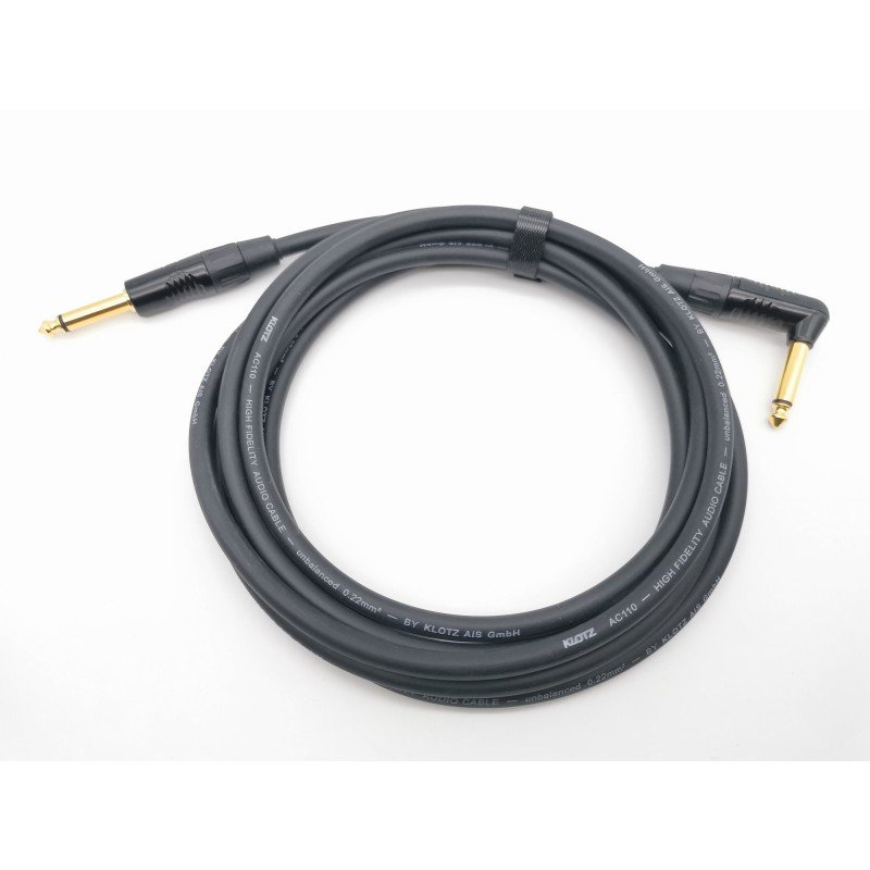 G25-JR-J-0300-0 Кабель инструментальный, угловой, 3м, ZZcable