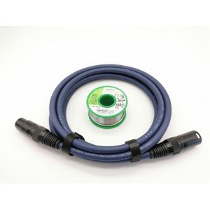 G42-XLR-M-F-0100-6 Кабель микрофонный студийный, 1м, ZZcable