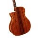 GA-DAO-NAT Grand Regal Series Электро-акустическая гитара, с вырезом, цвет натуральный, Cort