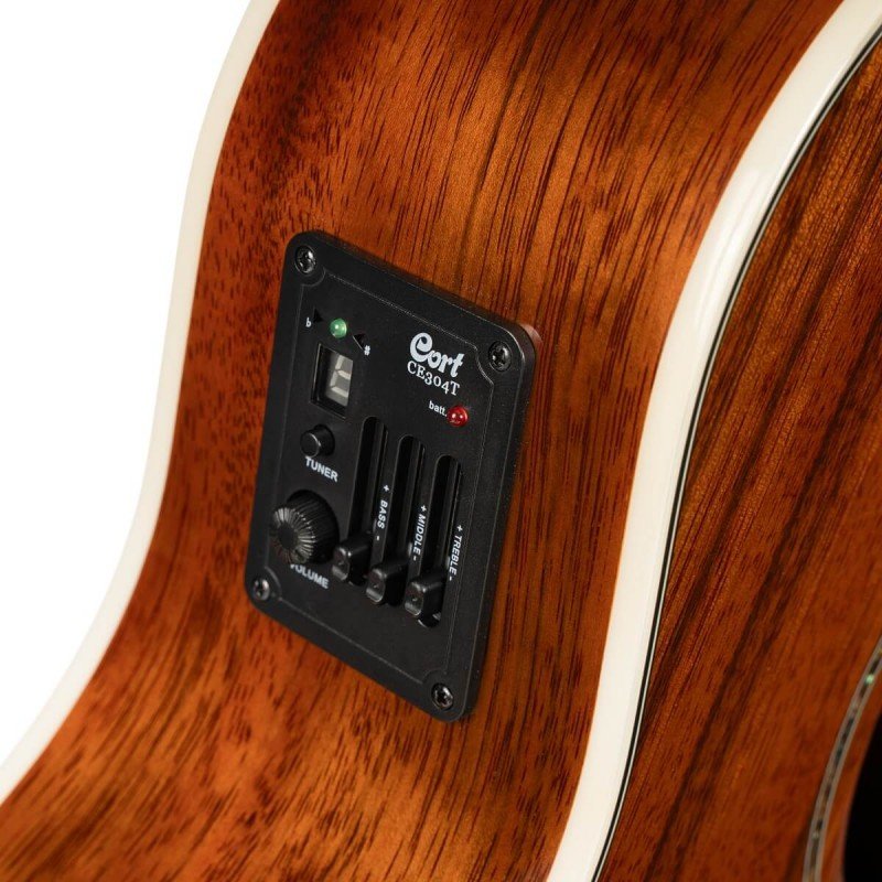 GA-DAO-NAT Grand Regal Series Электро-акустическая гитара, с вырезом, цвет натуральный, Cort