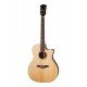 GA28-WBAG-GT Электро-акустическая гитара, с вырезом, цвет натуральный, с чехлом, Parkwood GA28-WBAG-GT Электро-акустическая гитара, с вырезом, цвет натуральный, с чехлом, Parkwood