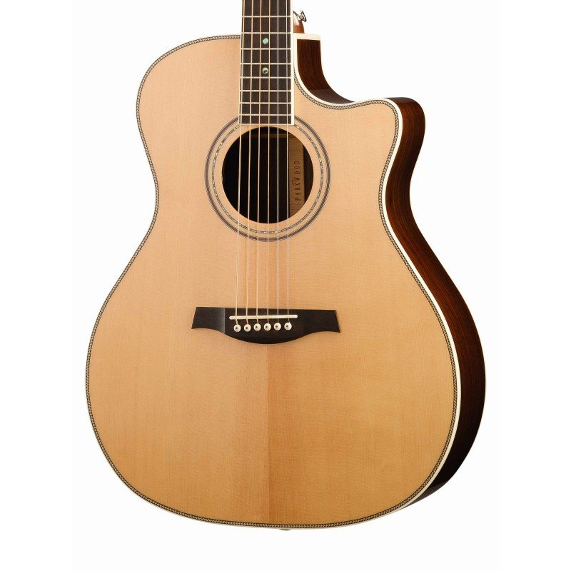 GA88-WBAG-NAT Электро-акустическая гитара, с вырезом, цвет натуральный, с чехлом, Parkwood GA88-WBAG-NAT Электро-акустическая гитара, с вырезом, цвет натуральный, с чехлом, Parkwood