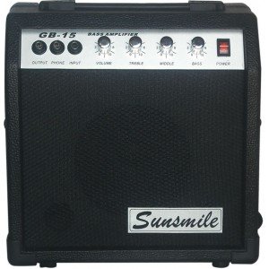GB-15 Комбоусилитель для бас-гитары 15Вт, Sunsmile GB-15 Комбоусилитель для бас-гитары 15Вт, Sunsmile