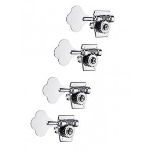 GB400-4R-CR Колки для бас-гитары, 4 правых в линию, хром, Paxphil GB400-4R-CR Колки для бас-гитары, 4 правых в линию, хром, Paxphil