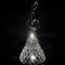 GH-XL010 Колокольчик хрустальный «Скрипичный ключ», большой, Гусь Хрустальный