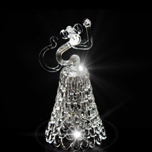 GH-XL030 Колокольчик хрустальный «Обезьяна», большой, Гусь Хрустальный