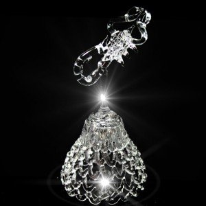 GH-XL044 Колокольчик хрустальный «Скорпион», большой, Гусь Хрустальный