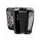 GH5096H-3-BLACK Кнопочный аккордеон 72/96, черный, Gelander