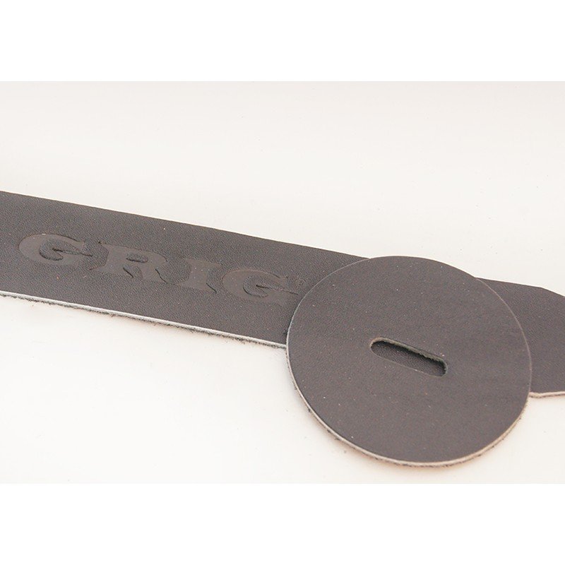 GRT-1 Ремни для оркестровых тарелок, кожа, черные, Grig