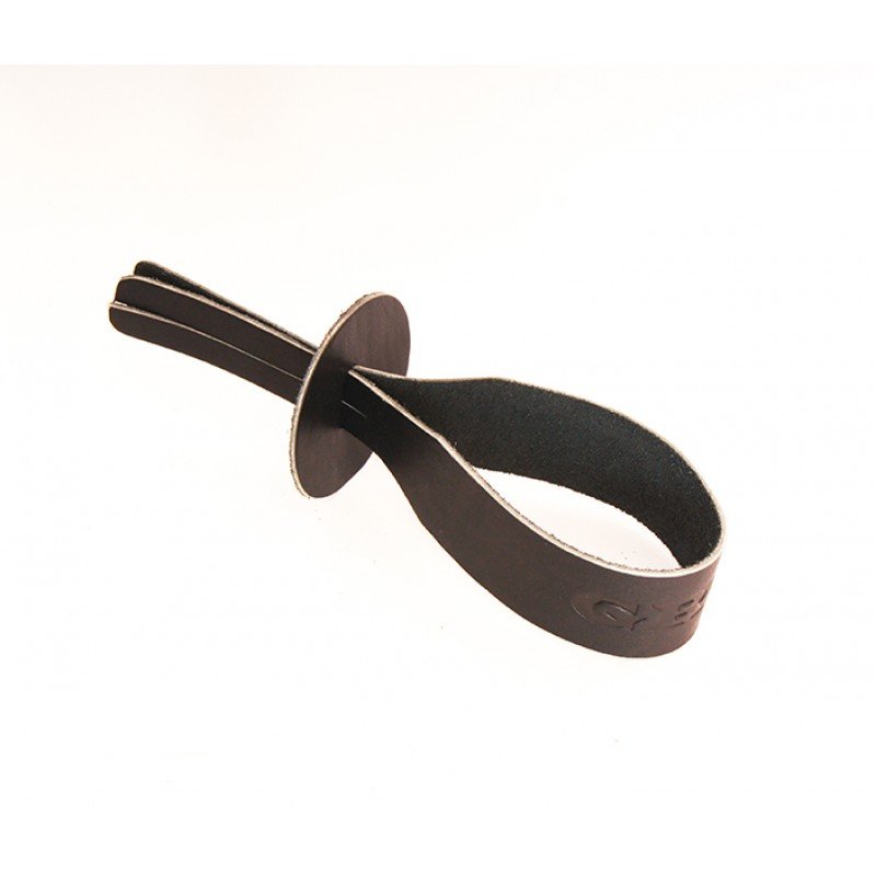 GRT-1 Ремни для оркестровых тарелок, кожа, черные, Grig