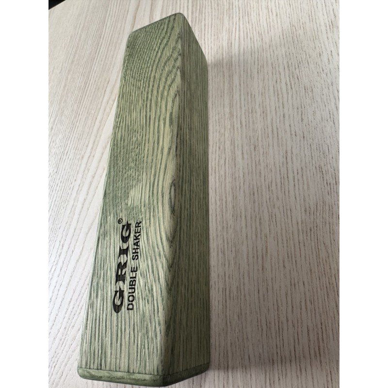 GSH-3 Double Шейкер тонкостенный, большой, дуб, цвет фисташковый, Grig