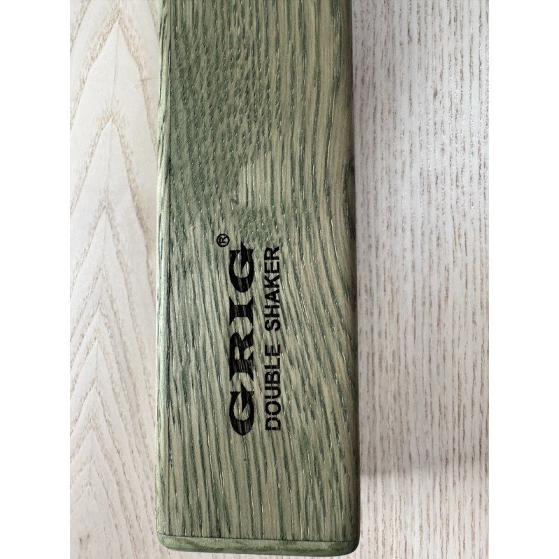 GSH-3 Double Шейкер тонкостенный, большой, дуб, цвет фисташковый, Grig