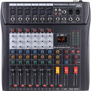 GT-06 Микшерный пульт, 6 каналов, серия PRO, LAudio GT-06 Микшерный пульт, 6 каналов, серия PRO, LAudio