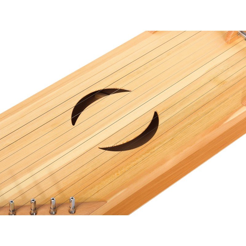 GU-10.08.13.13100 Гусли басовые Варяги, 2-х камерные, утолщ., светлые, Гусельник