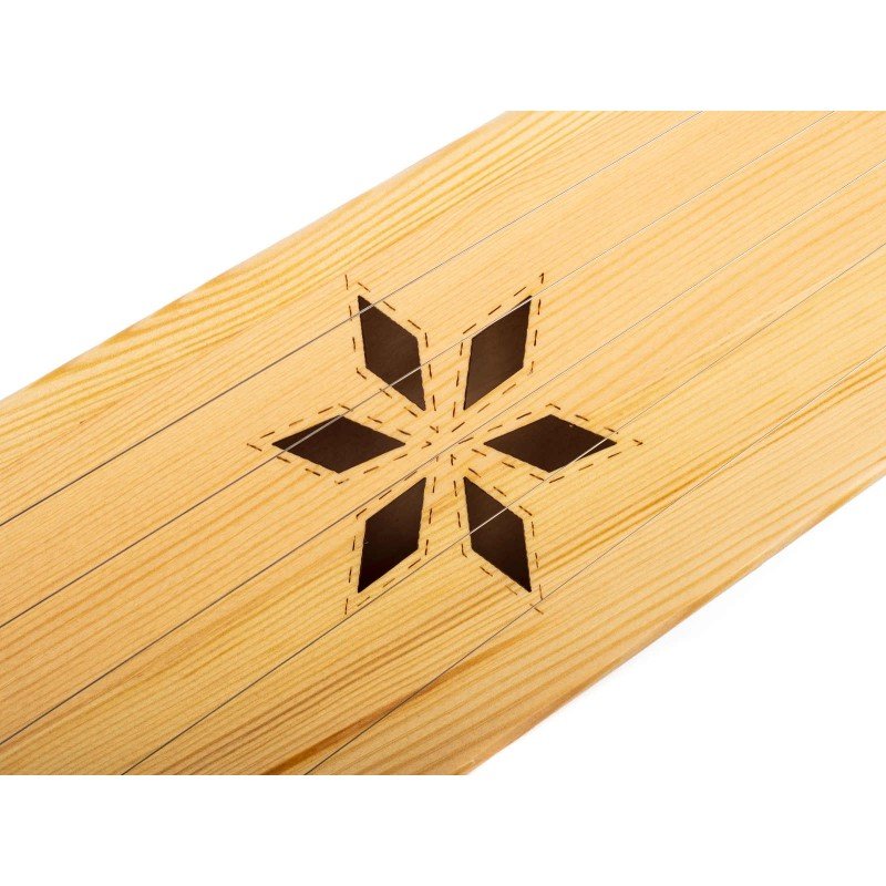 GWS-51S Гусли 5 струн детские, крыловидные, цвет ель, Мозеръ