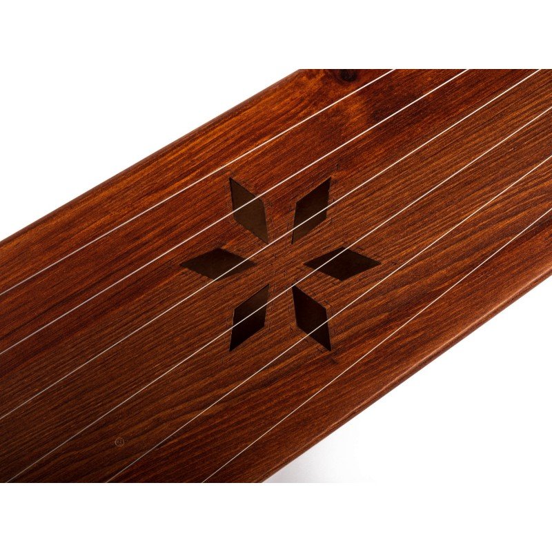 GWS-61W Гусли 6 струн детские, крыловидные, цвет орех, Мозеръ