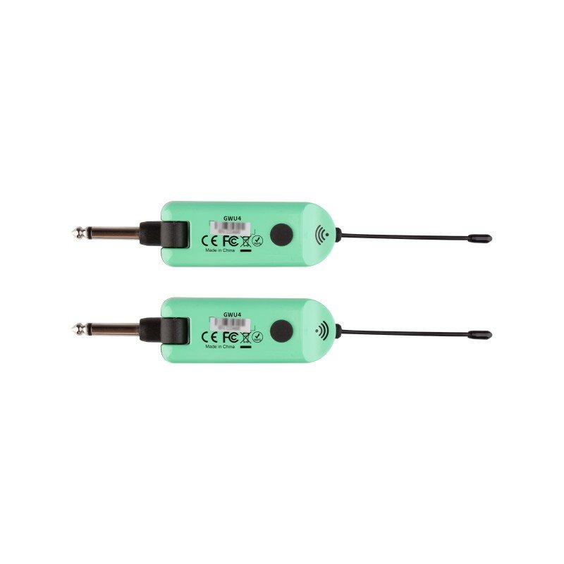 GWU4-GR Беспроводной передатчик и приемник для гитары, зеленый, GTRS