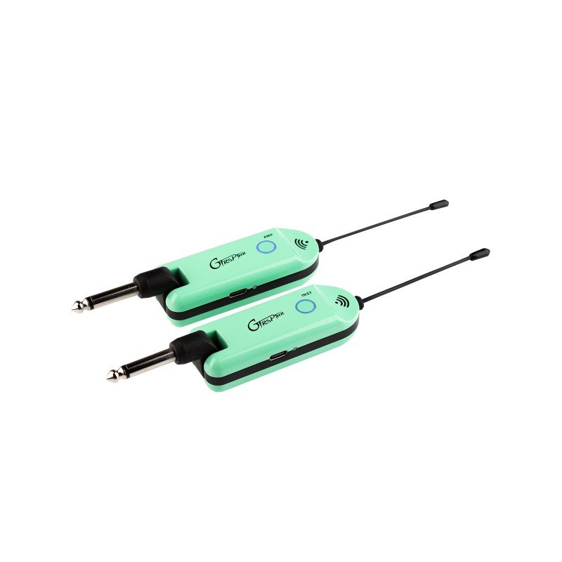 GWU4-GR Беспроводной передатчик и приемник для гитары, зеленый, GTRS