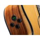 Gold-OC8-NYLON-WCASE-NAT Классическая гитара со звукоснимателем, с вырезом, с чехлом, Cort
