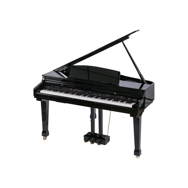 Grand-500-BLACK Цифровой рояль, с автоаккомпанементом, черный (2 коробки), Orla