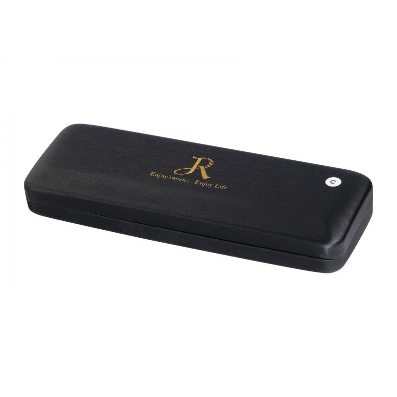 H2801RW Губная гармошка, тональность С, бордовая, JDR