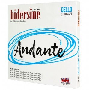H70C Andante Комплект струн для виолончели 1/2, Hidersine H70C Andante Комплект струн для виолончели 1/2, Hidersine