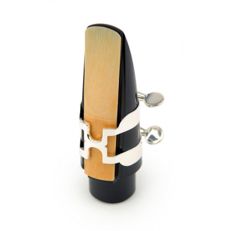 HAS1S H-Ligature Лигатура с колпачком для саксофона альт, посеребренная, Rico