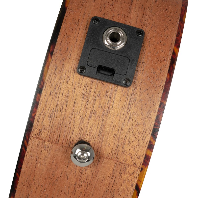 HH-2048E Mahogany Series Укулеле тенор со звукоснимателем, с чехлом, цвет натуральный, Cascha