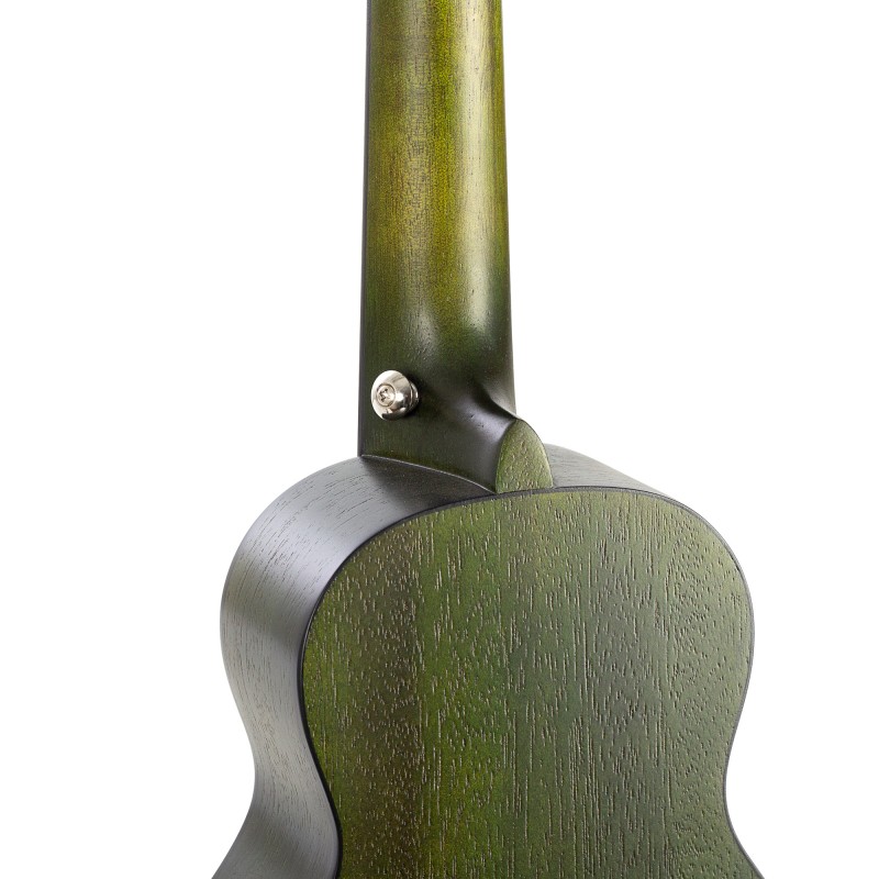 HH-2265 Mahogany Series Укулеле сопрано, с чехлом, зеленый, Cascha