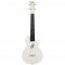 HH-2286 Carbon Fibre Укулеле концертный, с чехлом, белый, углеволокно, Cascha