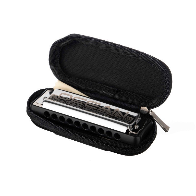 HH-2333 Ocean Rock Blues Bb Губная гармошка, черная, Cascha