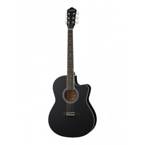 HS-3911-BK Акустическая гитара, с вырезом, черная, Naranda